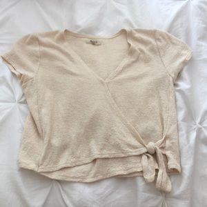 madewell wrap top